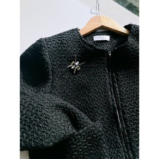 Áo Khoác Dạ Tweed Nữ Cao Cấp