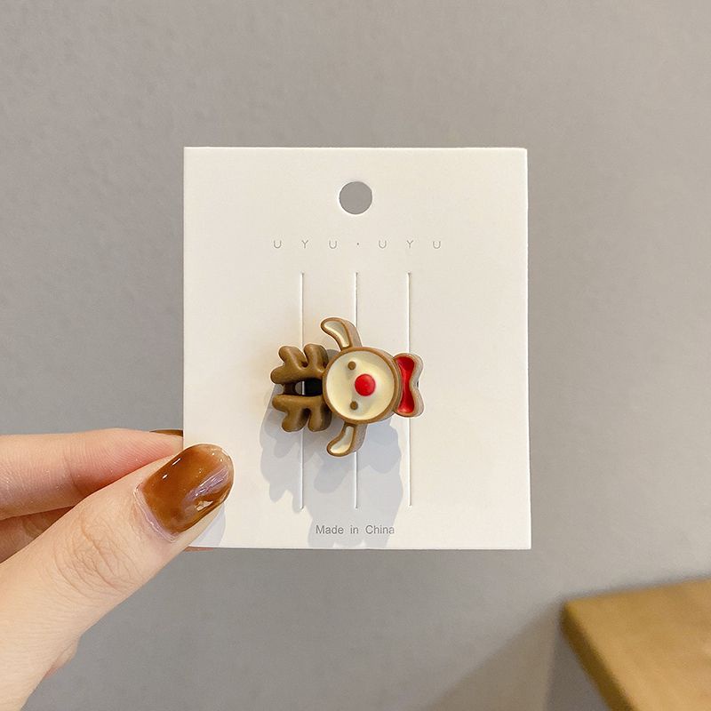 Kẹp Tóc Hình Ông Già Noel Dễ Thương Thời Trang Kẹp tóc hình cây thông Noel kẹp tóc nai sừng tấm kẹp tóc giáng sinh quà Giáng sinh phụ kiện tóc giáng sinh