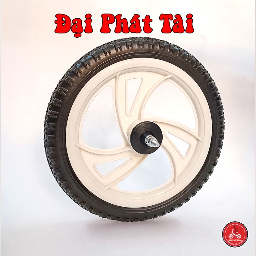 Bánh xe và niền có cốt trước - Đại Phát Tài - cỡ 12 inches và 14 inches - BSSC1165