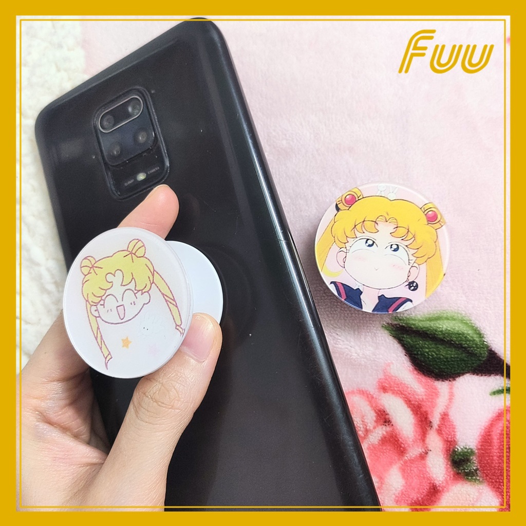 Miếng đỡ điện thoại Thủy Thủ Mặt Trăng (Sailor Moon) mẫu 1