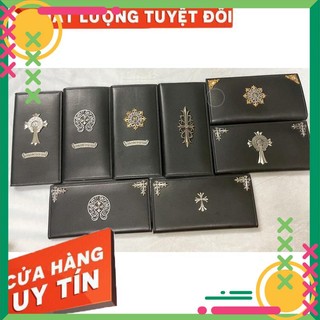 Ví nam dài hoạ tiết chrome heart da pu cao cấp - Chrome Heart Shop