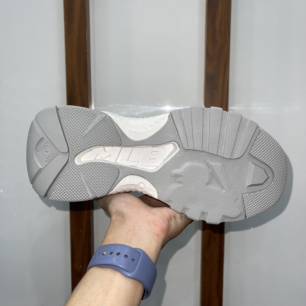 Giày MIB Big Ball Chunky A LA Dodgers, MLB Trắng LA; Fullbox, Full Phụ Kiện
