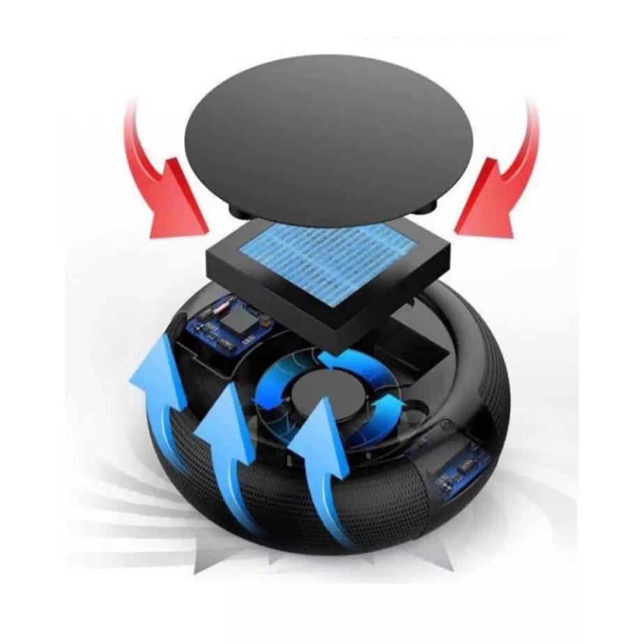 Máy lọc không khí và bụi trong xe ô tô hàng Hyundai chính hãng HY12 - bảo hành 1 năm