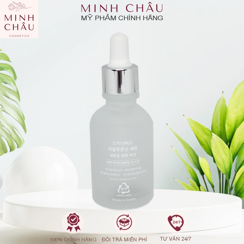 Tinh Chất Cấp Ẩm Phục Hồi SKINAVIS Hyaluronic Acid & Niacinamide + B5
