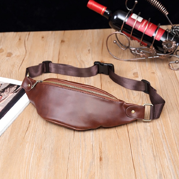 Túi Nam Đeo Chéo Bao Tử Da Bò BT03 Thời Trang Nam Tính