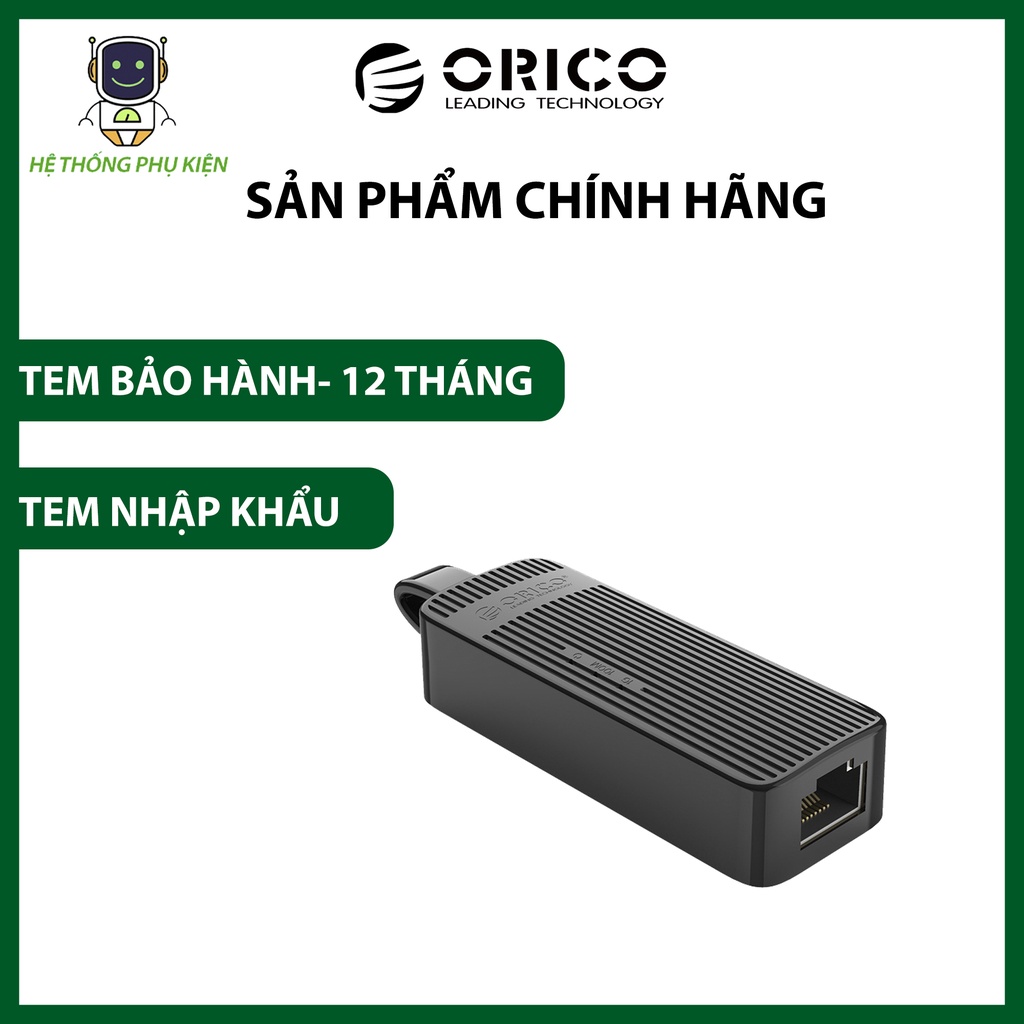 Bộ Chuyển USB 2.0 Sang Cổng LAN. ORICO UTK-U2 Hàng Chính Hãng