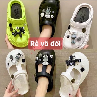 [SIÊU KHUYẾN MẠI] Sục xăng đan nữ họa tiết Beric mẫu mới thời trang trẻ trung