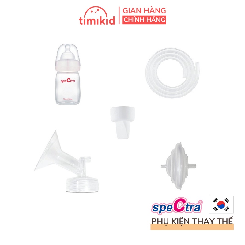 Bộ Phụ Kiện Tiêu Chuẩn Dành Cho Máy Hút Sữa Spectra (Phễu Size 16/20/24/28) - Chính Hãng Hàn Quốc