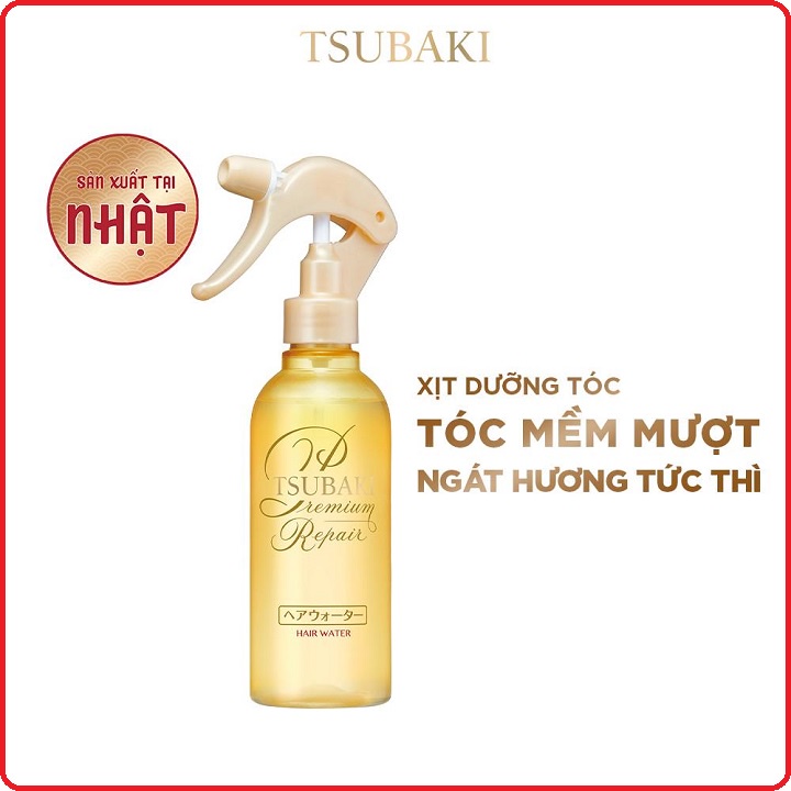 Xịt dưỡng tóc Phục hồi hư tổn Tsubaki Premium Repair Hair Water 220ml