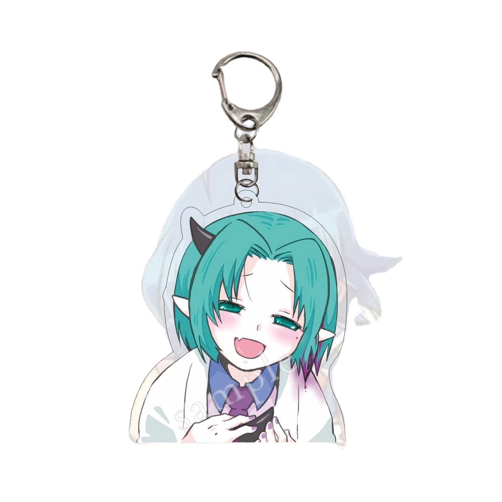 Thiếu Nữ HQ3 Mairimashita! Iruma-kun Móc Chìa Khóa Bằng Acrylic In Họa Tiết Hoạt Hình Iruma Clara Valac Dễ Thương Dùng Làm Quà Tặng
