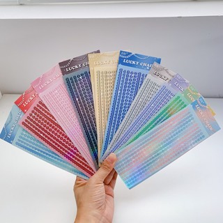 miếng dán sticker trang trí toploader, sổ, thiệp