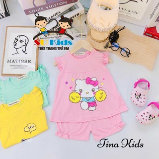 Bộ thun lạnh bé gái Cánh Tiên