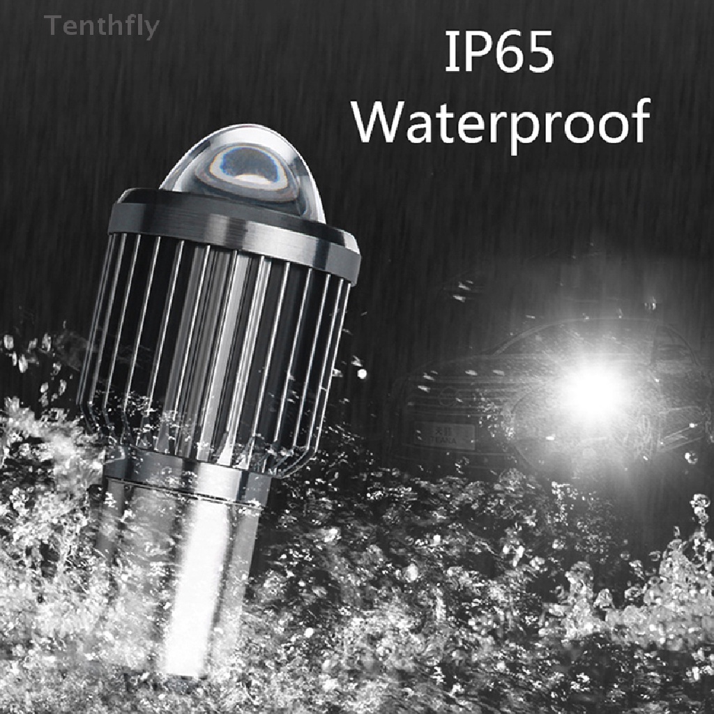 Mcehkf H4 LED Moto H6 BA20D LED Bóng Đèn Pha Xe Máy CSP Ống Kính Đèn Sương Mù Trắng Mới