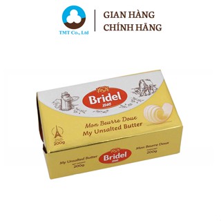 Bơ lạt thương hiệu Bridel 82% béo 1 hộp 200gram Date 02.05.25