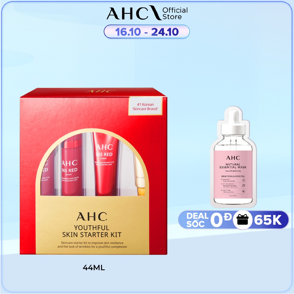 Bộ Sản Phẩm Chống Lão Hóa Minisize AHC Youthful Starter Kit (4 Sản Phẩm)
