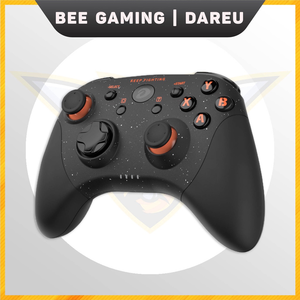 Tay cầm chơi game không dây chính hãng Dareu - H101x (Kết nối: type-C / Bluetooth, Hỗ trợ nhiều thiết bị)