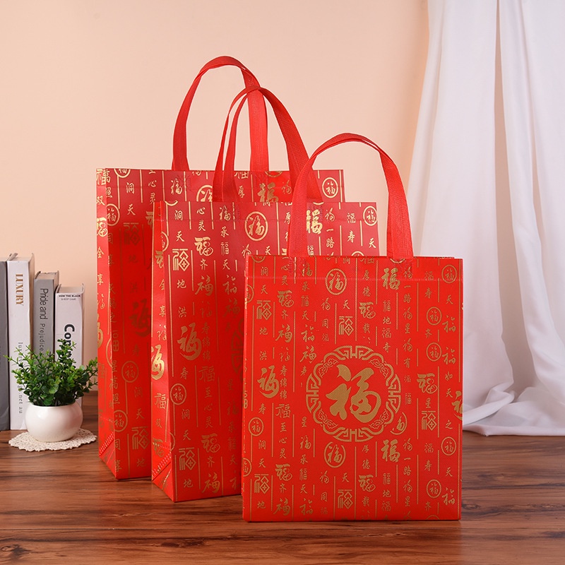 Túi Vải Không Dệt May Mắn Cho Năm Mới