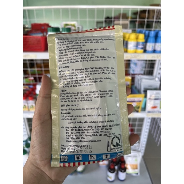 Thuốc điều hoà sinh trưởng cho HOA, TRÁI THIÊN NÔNG