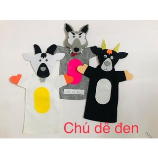 Rối bàn tay truyện Chú Dê đen