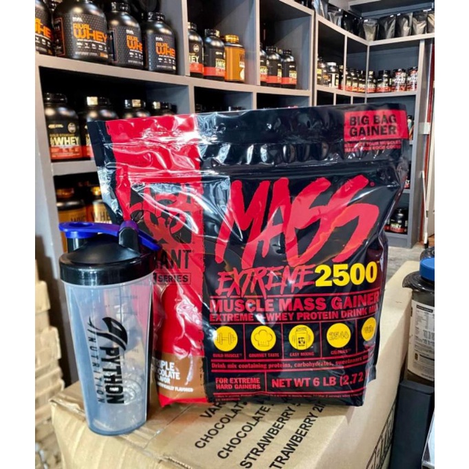 Mass Gainer Mutant 2,7kg Sữa Dinh Dưỡng Hỗ Trợ Tăng Cân Tăng Cơ Cho Người Gầy, Kén Ăn, Khó Lên Cân có BCAA EAA Glutamine