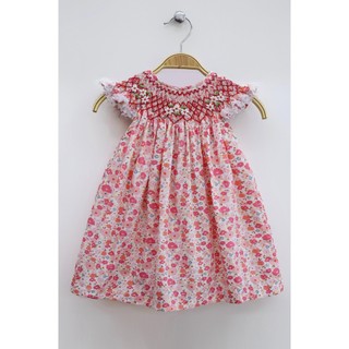 Đầm smock hoa nhí