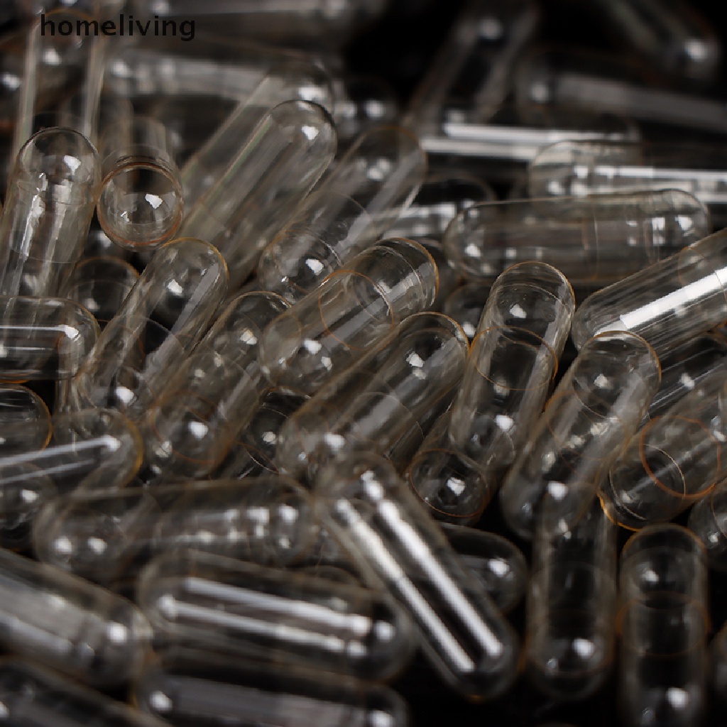 Homeliving 1000 Chiếc Tiêu Chuẩn Kích Thước 0# Hộp Rỗng Cứng Trong Suốt Dùng Đựng Gela