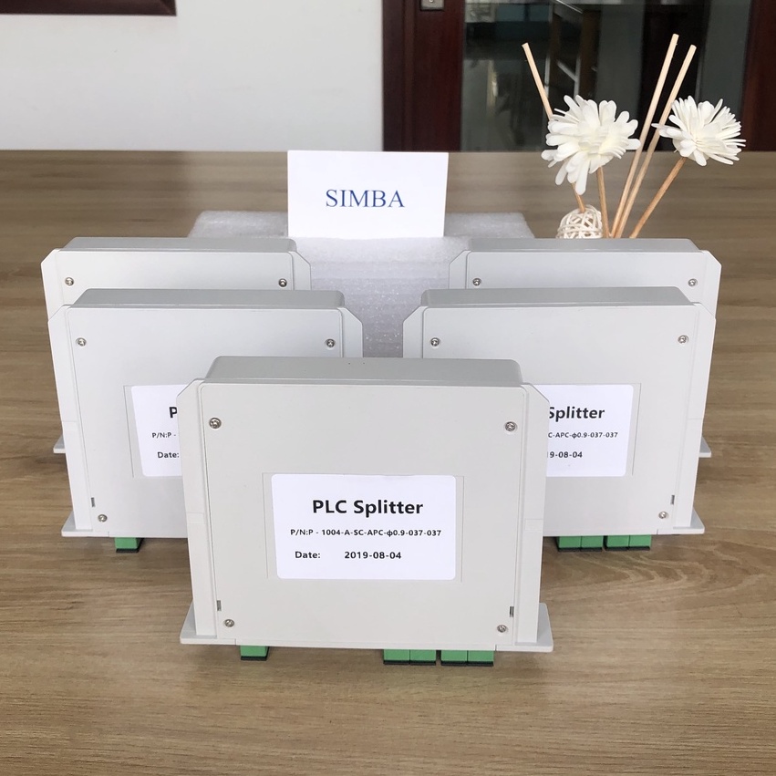 1 Bộ chia quang 1x4 ngõ Optical Splitter dạng LGX, Chia quang 1x4 LGX  chất lượng cao