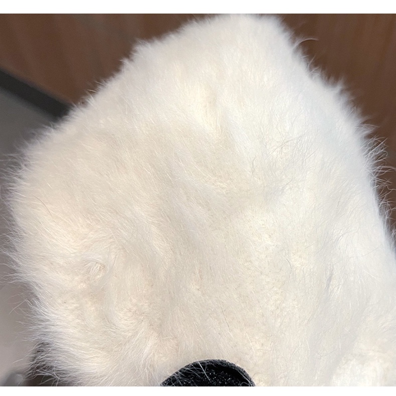 Nón Beret Vải Bông Họa Tiết Trái Tim Thời Trang Dành Cho Nữ