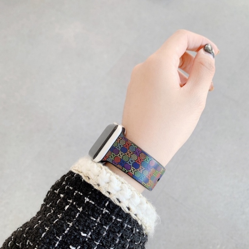 Dây Đeo Đồng Hồ Bằng Silicone Cho Apple Watch 49mm 44mm 40mm 45mm 41mm 42mm 38mm ultra series 8 7 SE 6 iWatch 5 4 3 2 1