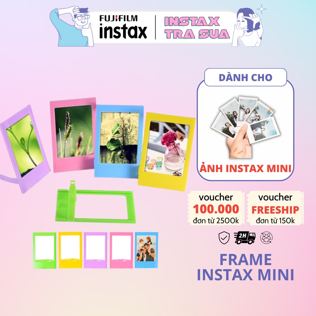 Khung ảnh CAIUL đựng ảnh instax mini bằng nhựa