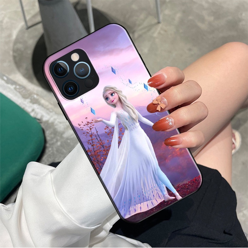 Ốp Điện Thoại Silicon Dẻo Họa Tiết Hoạt Hình Frozen Elsa Cho iPhone 7 8 7 + 8 + 6 + 6S + XR XS Max 5 5s EDC45
