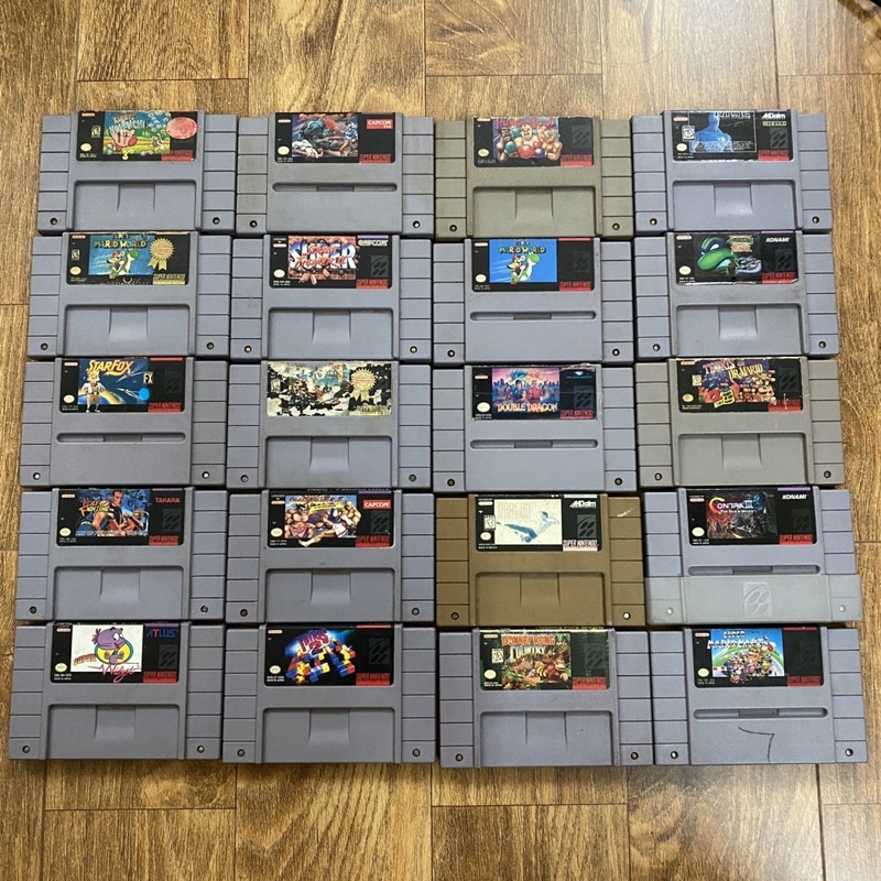 SNES Trò chơi Super Nintendo Tetris, Super Mario, Contra, Ninja rùa, Donkey Kong, Double Dragon