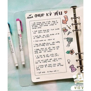 Sổ dot grid file nhựa kẹp còng a5 - 100 tờ; ms: 995