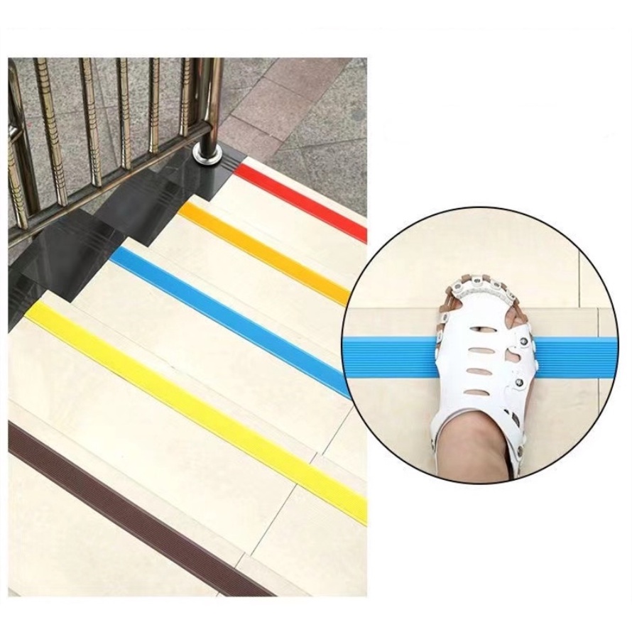 Dải Dán Bậc Thang Tự Dính Bằng PVC Chống Trượt Chống Va Chạm Tinh Tế Dành Cho Trường Mẫu Giáo / Nhà Cửa
