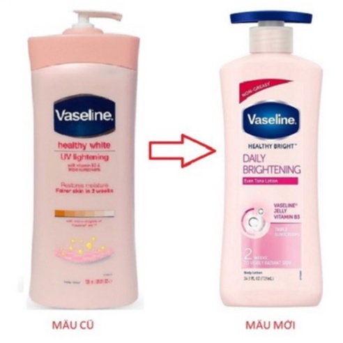 Sữa dưỡng thể Vaseline trắng da Vaseline UV Lightening 725ml