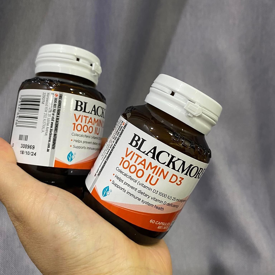 Viên uống bổ sung Vitamin D3 1000IU Blackmores - 60 viên