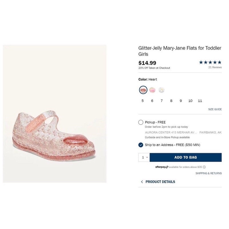 Giày old navy size 11