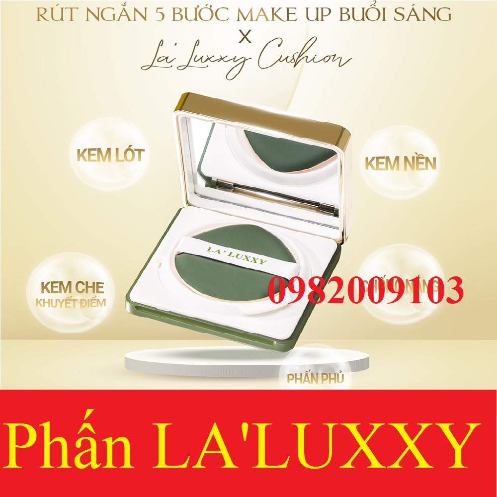 Phấn Nước La'luxxy dr lacir Drlacir,che mờ khuyết điểm,vết thâm,kiểm soát dầu trên da,chỉ số chống nắng SPF50/PA+++