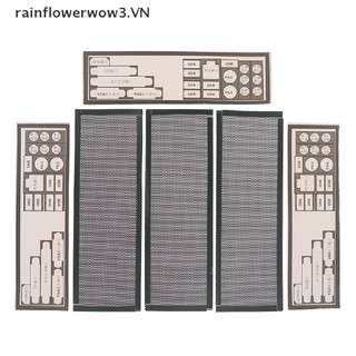 【Hot】 3Pcs PVC Dust Filter Universal DIY Shield Back Plate For Computer Chassis I/O （L）