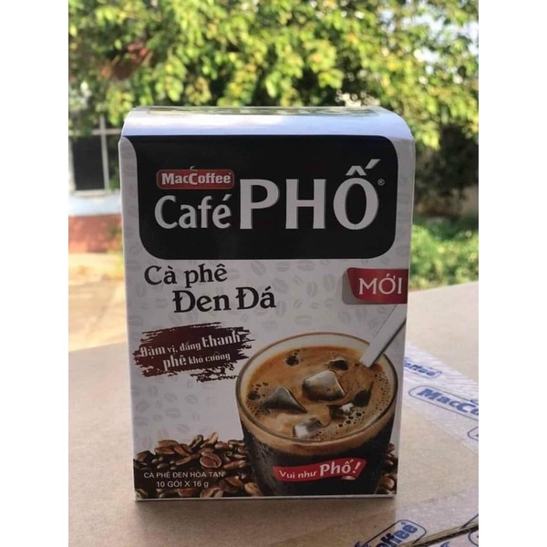 Cà Phê Phố Đen Đá MacCoffee (10 gói)