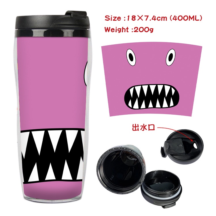 Bình Nước Hai Lớp Cách Nhiệt Họa Tiết Hoạt Hình roblox Dễ Thương