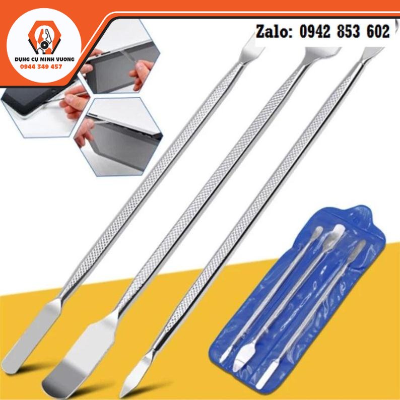 Set 3 dụng cụ kim loại nạy màn hình _ Set 3 dụng cụ kim loại sửa chữa tháo lắp điện thoại
