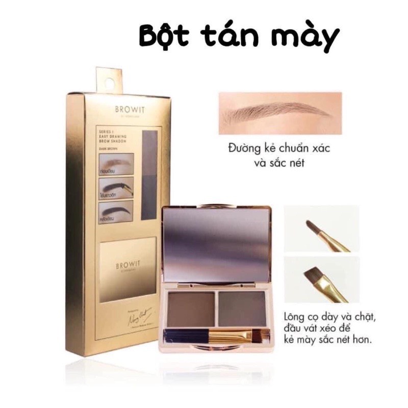 Bút kẻ mắt 2 đầu Browit By Nongchat Hightechnique Duo Thái Lan