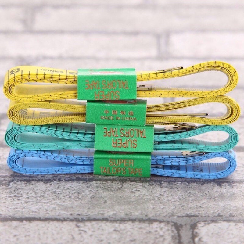 Thước dây 1,5m nhiều màu bền đẹp đo chiều cao, vòng eo