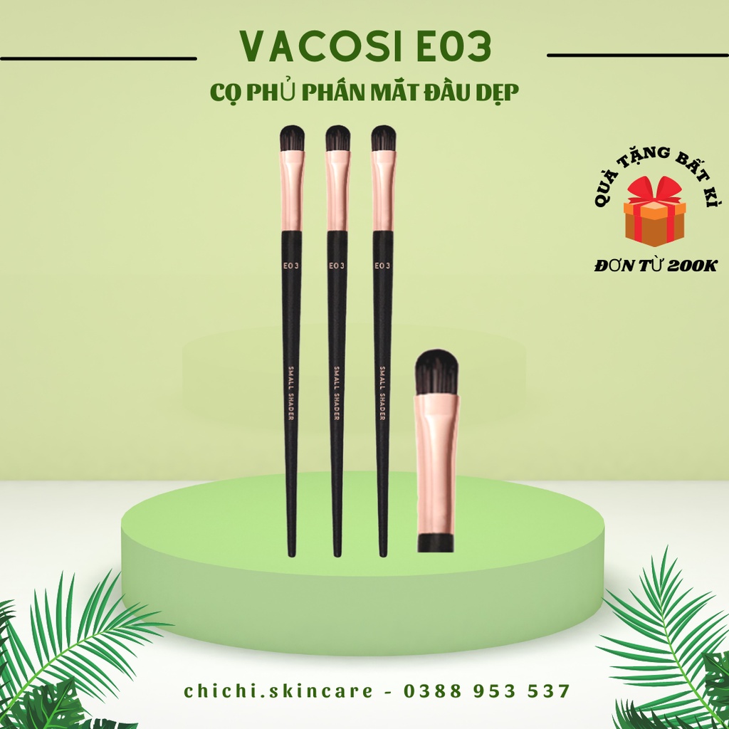 [Authenic] Cọ mắt Vacosi - E03 - Mẫu Mới