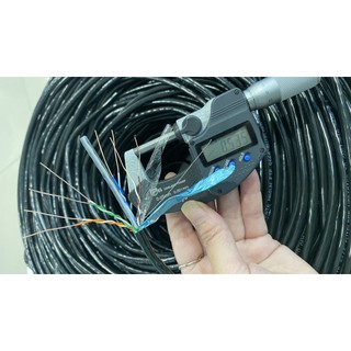 (Cuộn 305m). Dây mạng FTP Cat6 Nasun FTP 0666