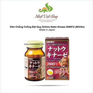 Viên Uống Orihiro Nattokinase 2000FU Nhật