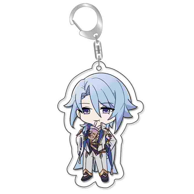 Tmdbyx Móc Khóa Nhân Vật Anime Genshin Va Chạm Zhongli Hutao Yelan Dễ Thương