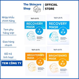 Mặt nạ trắng da Skinavis Brightening Mask, mặt nạ phục hồi Skinavis Recovery Mask 25g - The Skincare Shop