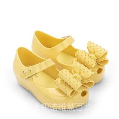 Sandal Mini M 1-3 Tuổi Đính Nơ Thời Trang Có Mùi Thơm Tốt Cho Bé Gái